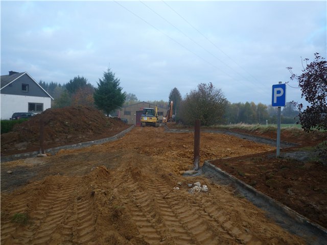 chemin et pose de bordures